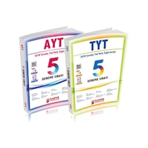 Zafer Yayınları Ayt - Tyt 5 Li Tüm Dersler Deneme Sınavları Soru Bankası 2 Li Set - Yeni