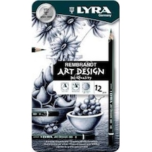 Lyra Rembrant Art Design Karakalem Seti 12'li Art No 1111120