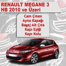 Renault Megane 3 Hb Avantajlı Krom Set 5 Ürün 2011-2017 P. Çelik N11.762