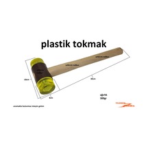 Plastik Tokmak Şeffaf Çekiç 300 G