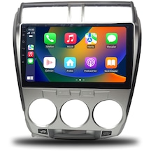 Snooper Honda City Android Carplay Multimedya 2009-2012 Manuel Klima 4gb Ram + 64gb Hafıza + 8 Çekirdek