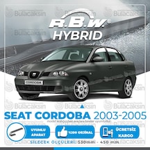 Rbw Hybrid Seat Cordoba 2003 - 2005 Ön Silecek Takımı - Hibrit