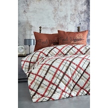 Komfort Home Tek Kişilik Baskılı Pamuklu Silikon Yorgan + Yastık (521654279)