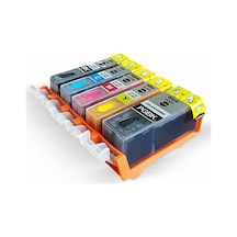 Canon PGI-520BK CLI-521 İthal Uyumlu Kartuş Seti  5 Renk