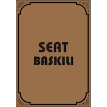 Cihan Oto Paspas Kağıdı Seat Amblem Baskılı 100 Adet 35x50 135gr
