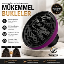 Farissu Evrensel Fön Makinesi Elektriklenme Önleyici Kıvırcık Bukle Belirginleştirici Difüzör Başlık