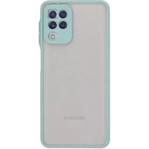 Newface Samsung Galaxy A22 Kılıf Montreal Silikon Kapak - Turkuaz