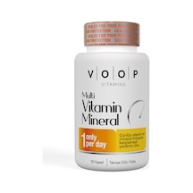 4 Adet Voop Multıvitamin Multimıneral 30 Kapsül