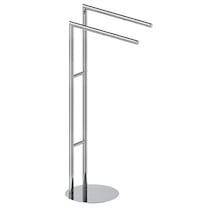 Ayaklı Havluluk, İkili, 39 X 80h X 25 Cm - Krom