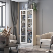 Bfe211-beyaz Temper Cam Kapaklı Büfe Vitrin Diğer