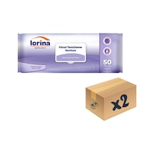 Lorina Vücut Temizleme Havlusu 20 x 32 CM 2 x 50 Adet