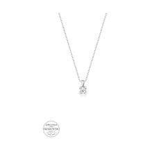 Union Swarovski Zirconia Kadın Tektaş Gümüş Kolye Gümüş