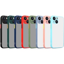 Zeyline Apple Uyumlu iPhone 13 Mini Zore Hux Kapak-turkuaz