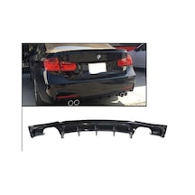 Bmw F30 2012-2018 M Model Sağ Sol Çift Çıkış Difüzör Parlak Si