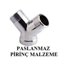 Çamaşır ve Bulaşık Musluk Çatalı-3/4- Tek Girişi Çift Giriş Yapma