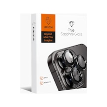 Kamera Lens Koruyucu, Safir Cam, Alüminyum Alaşım Çerçeve, Kolay Kurulum, Hd Kalite, Güçlü Yapışma, Çubuk Sökme Aparatlı Siyah, Ip 14-14 Plus / 15-15 Plus