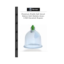 Premium Pratik Set Vücut Bakım Seti Aracı 5 No Hacamat Kupası
