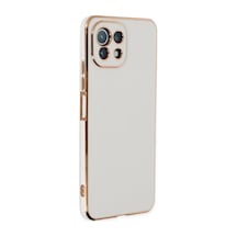 Mi 11 Lite Kılıf Volet Silikon - Beyaz Bz8683140453848