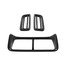Red Lion Parts Byd Seal U Dm-i/ev Abs Karbon Fiber Hava Menfezi Kapağı Kokpit Seti 3 Parça
