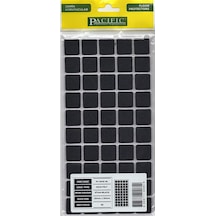 Pacific 6020 BL Yapışkanlı Keçe  20 mm X 20 mm Siyah