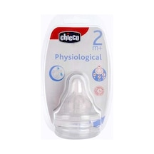 Chicco 2 M+Physiological Silikon Biberon Emzik Akış Ayarlı