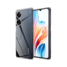 Oppo A38 Uyumlu Kılıf Lüx Şeffaf Silikon