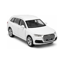 Welly 43706 Audi Q7 1:36 Ölçek 12 Cm Çek Bırak Diecast Beyaz Metal Model Araba