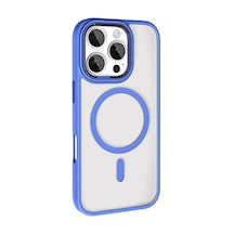 Apple Uyumlu Adige iPhone Uyumlu 16 Pro Kılıf Krom Magsafe Wireless Şarj Özellikli -