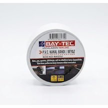 Baytec Beyaz Geniş Elektrik Kanal Bandı Damlama Boru Tamir İzolasyon Bant 48 Mm 20 Yds