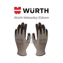 Würth Iş Güvenliği Eldiveni Mekanikçi Siyah No 9/L