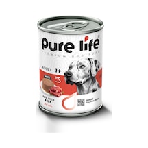 Pure Life Pate Sığır Etli Yetişkin Köpek Konserve Mama 400 G