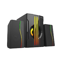 Mikado Md-254 2+1 25w 5w-2+15w Usb+sd+fm Bluetooth Destekli Rgb Ses Sistemi