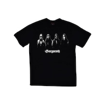 Stoned&Fame Gorgoroth Baskılı T-shirt SIYAH