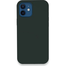 Newface - 899 - iPhone Uyumlu 12 Kılıf Lansman Legant Silikon - - Novapazr - Koyu Yeşil