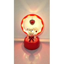 Sevgililer Gününe Özel Işıklı I Love You Yazan Ayıcık Boyut:14 8cm