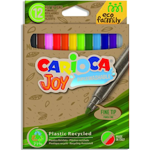 Carioca Ecofamily Joy Yıkanabilir Keçeli Boya Kalemi 12Li