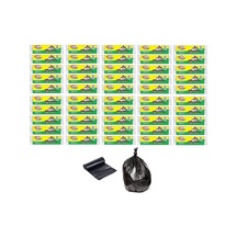 Ögem Orta Boy Çöp Poşeti 55x60 Cm 30 Lt 20'li Rulo 50 Paket Siyah