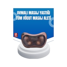 Taşınabilir Yoğurma Masaj Cihazı Boyun Bel Sırt Ayak Siyah
