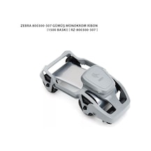 Zebra Zc100 - Zc300 Silver Gümüş Monochrome Ribon 1500 Baskı 800300-307