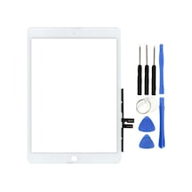 Apple Uyumlu iPad 7.nesil A2197-a2198-a2200 Hk Dokunmatik Beyaz + Tamir Seti