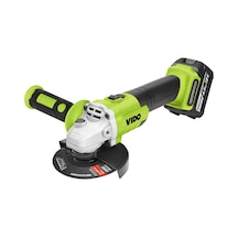 Vıdo Wd040520210 Profesyonel 115 MM Akülü Kömürsüz Motor 21 Volt Lion Avuç Taşlama Makinesi