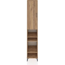 Hyperion Dolap 7 Raflı Tek Kapaklı 44x44x243 Çam-çam Çam