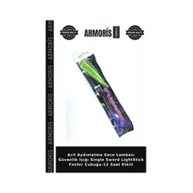 Acil Aydınlatma Gece Lambası Güvenlik Işığı Single Sword Lightstick Fosfor Çubuğu-12 Saat Etkili Çok Renkli