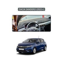 Dacıa Sandero 2022+ Torpido Koruma Halısı Gri Kenar