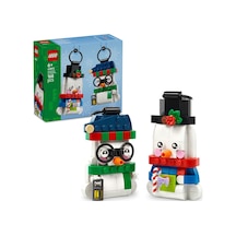 LEGO® Kardan Adam Süsleri 40812 – 6+ Yaş Çocuklar için 2 Kardan Adam Figürü İçeren Yılbaşı Ağacı Süsü Oyuncak Yapım Seti (168P)