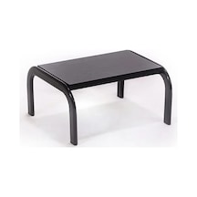 Tek Basamaklı Eskabo Merdiven Metal Gövde - Siyah - Oval