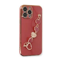 Apple iPhone Uyumlu 14 Pro Kılıf Esila Silikon - Kırmızı Bzsxx00 1