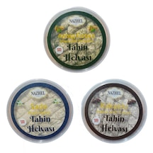 Nazhel Karışık Helva Resitali Sade-kakaolu-antep Fıstıklı 450 Gr. X 3 Adet
