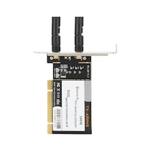 Yaleker Ar9223 Çip 300mbps 2.4ghz 802.11b/g/n Pcı Masaüstü Kablosuz Wifi Adaptörü İki Antenli Windows Xp/7/8/10 Desteği