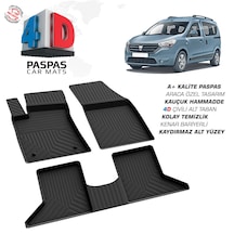 Dacia Dokker Ferrous 4d Havuzlu Kauçuk Paspas 2012 Ve Üstü